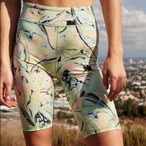 Free People FP Movement Lose Your Marbles Bike Shorts